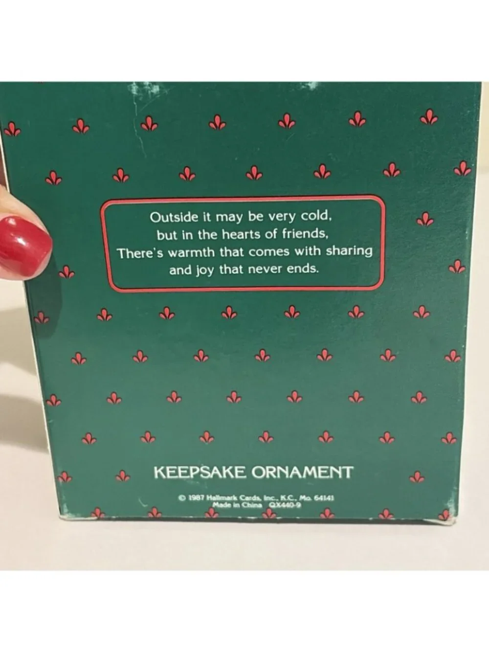 Hallmark 1987 Frosty Friends Christmas Keepsake Ornament #8 Collectors Series